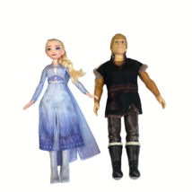 Anna and Kristoff Dolls Frozen 2 Disney Store 11 inch Poseable Limbs Outfits - £31.11 GBP