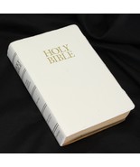 Holy Bible King James Version KJV White Zondervan Personal Size Jesus Ch... - $357.86 MXN