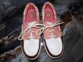 Timberland Leather Multicolored Lace Up Boat Shoe 38959 Size 7 Women&#39;s - €38,39 EUR