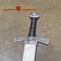 38&quot; Latex Foam Medieval Excalibur Sword Fiberglass Core Cosplay Costume LARP - £23.79 GBP