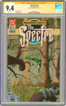 1988 The Spectre #10 CGC SS 9.4 SIGNED Jerry Bingham Cover Art / Horror / Swamp - £80.40 GBP