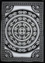 INDACORIFY Elephant Mandala Cotton Poster, Indian Hippie Wall Hanging, Psychedel - £9.63 GBP