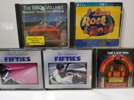 5 Lot 1950s CD Collection Time Life Late 50s Fabulous Fifties 1950s Vol 1  - £37.79 GBP
