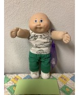 Vintage Cabbage Patch Kid Bald Boy Blue Eyes HM#3 First Edition 1983 - £187.16 GBP