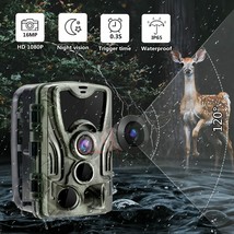 Hunting Trail Camera Wildlife Night Vision Motion Activated Animals Woods - £74.47 GBP