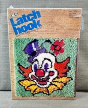 Vintage MH Latch Hook Clown Kit Rug Picture Pillow 15x15 #15004 Sealed MCM - $23.75