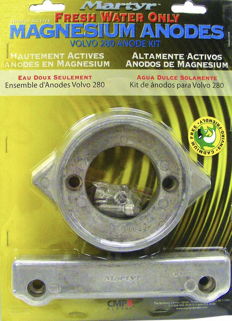 Primary image for SHIP24HR-Martyr Anodes CM280KITM Volvo 280 Anode Kit For Fresh Water-BRAND NEW