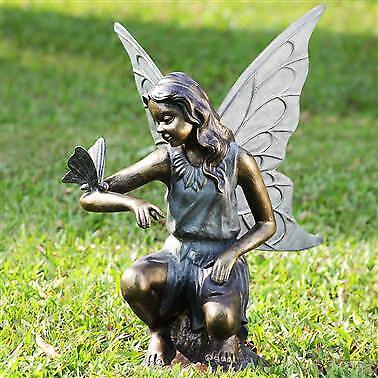 SPI Home- San Pacific Intl 34024 Grace Garden Sculpture - Fairy And Butterfly - $585.34