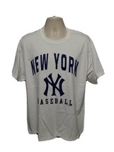 New York NY Yankees Baseball Adult White XL TShirt - £14.83 GBP