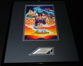 Jonathan Freeman Signed Framed 16x20 Aladdin Poster Display Voice of Jafar - £118.67 GBP