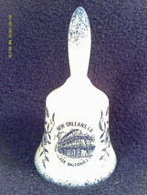 [M12] 4&quot; PORCELAIN BELL NEW ORLEANS, LA - LACE BALCONIES - $3.99