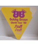 NEW EDITION / BOBBY BROWN - VINTAGE ORIGINAL CLOTH CONCERT TOUR BACKSTAG... - $10.00
