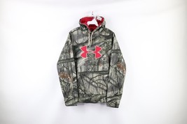 Under Armour Womens Medium Distressed Mossy Oak Camouflage Hoodie Sweats... - $33.62