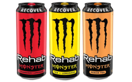 Monster Energy Rehab 3 Flavor Variety Pack 15.5 oz. cans, 12 Pack - £32.04 GBP