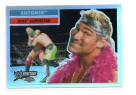 2006 Topps Chrome WWE Heritage Refractor Antonio #54 Heart Throbs WWF Ca... - $2.49