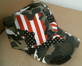 Paramount Outdoors Patriotic Camo Hunter&#39;s Sport Baseball Cap Hat New Wi... - $10.00