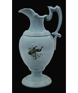 Vintage 1977 Arnels Ceramic Pitcher Teal Peacocks 10-3/4&quot; - €21,41 EUR
