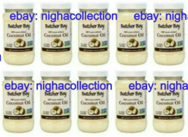 ( LOT 10 ) Butcher Boy Coconut Oil 100% Pure Refined Non-GMO Non-Hydrogenated - £31.92 GBP