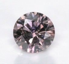 Purple Diamond Loose Gem Round Cut Canadian Genuine Faceted Natural Mini VS2 2mm - £98.88 GBP