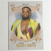 Big E WWE Topps Heritage Trading Card Allen &amp; Ginter #AG-6 - £1.54 GBP