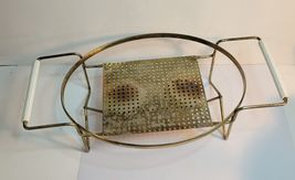 Pyrex Promo Golden Hearts 2.5 Qt Cinderella Casserole Dish & Caddy W Dble Burner image 7