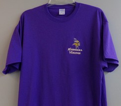 NFL Minnesota Vikings Football Embroidered T-Shirt S-6XL, LT-4XLT  New - £17.40 GBP+