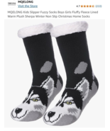 unisex, Socks with Grippers Winter Warm Cozy Thick Fuzzy Indoor Fluffy - $279.97 MXN