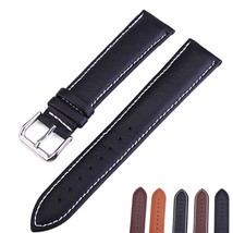 Genuine Leather Watch Band For Samsung Galaxy Watch 4 5 6 40/44mm 43mm 47mm - £6.38 GBP