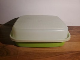 Vintage Tupperware (1294-7) Salsa verde Meat Marinade Tenderizer Green W... - $29.69