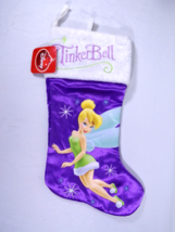 DISNEY 18" TINKERBELL POLYESTER CHRISTMAS STOCKING NEW!! - $19.88
