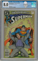 George Perez Collection Copy CGC 8.0 Adventures of Superman #458 ~ Perez Int Art - $98.99