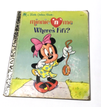 Little Golden Book - Minnie N Me: Where&#39;s Fifi? by Lyn Calder, 1991 Hard... - $5.93