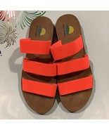 Maui Island Sandals Women&#39;s Size 8M Strappy Orange - £7.25 GBP