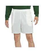 Nike Sz M Authentic Mens Practice Reversible Mesh Shorts White Green Poc... - $500.23 MXN