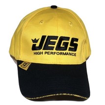 Jegs High Performance Auto Parts Car Automobile Yellow Snapback Hat Cap - $12.95