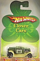 2007 Hot Wheels Clover Cars Series HOOLIGAN Flat Green/Tan w/Chrome 5Dot Spokes - £6.53 GBP