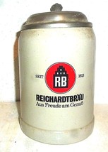 Reichardt Brau +1987 Landshut Trausnitz Lidded German Beer Stein - $19.95