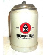 Reichardt Brau +1987 Landshut Trausnitz Lidded German Beer Stein - £15.94 GBP