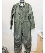 NEW GENUINE US AIR FORCE GREEN NOMEX FIRE RESISTANT FLIGHT SUIT CWU-27/P... - $225.36 CAD