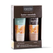 Cuccio Naturale Butter And Scrub Essentials Kit - Provides An Intense Hydrating  - £13.67 GBP