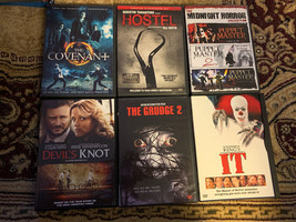 Puppet Master 1, 2, 3, It, Hostel, The Grudge 2, The Covenant 8 Movie Horror Lot - £8.27 GBP