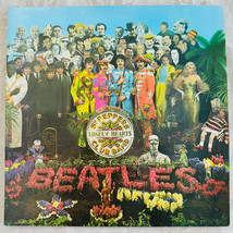 Beatles Sgt Peppers Lonely Hearts Club Band LP PCS 7027 Stereo YEX 637-638 UK - £110.96 GBP