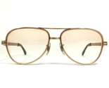 Vintage Universal Sunglasses Frames 1/30 10K Gold Plated Aviators USA 54... - $46.53