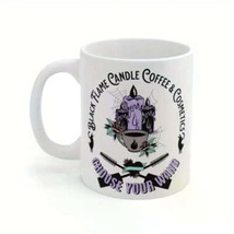 1pcs 11oz Pastel Goth Coffee Mug Halloween Mug Black Flame Candle Makeup... - $12.64