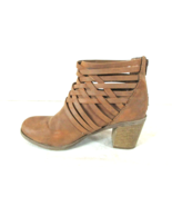 American Rag Beige Zip Ankle Booties Heels Shoes Women&#39;s 8 1/2 (SW46) - £18.06 GBP