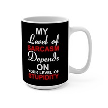 Funny Humorous Sarcasm Stupidity Stupid People Gift For Him Her Coffee M... - $19.99