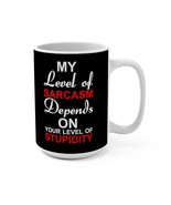Funny Humorous Sarcasm Stupidity Stupid People Gift For Him Her Coffee M... - £15.70 GBP