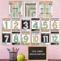 Farmhouse Multiplication Posters | Set of 9 | Classroom Supplies - $415.52 MXN
