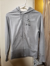 disneyland grey zip up hoody small girls ( tiny black line on pocket ) - $45.00