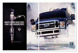 Ford F-Series Super Duty Truck Piezo Fuel Injectors 2007 2-Page Magazine Ad - $12.30